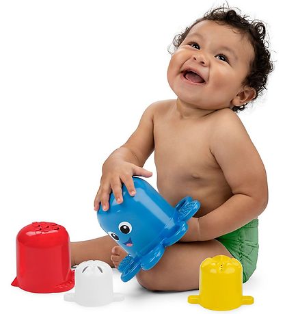 Baby Einstein Badespielzeug - Stapel von Opus Ente Stream - Blau
