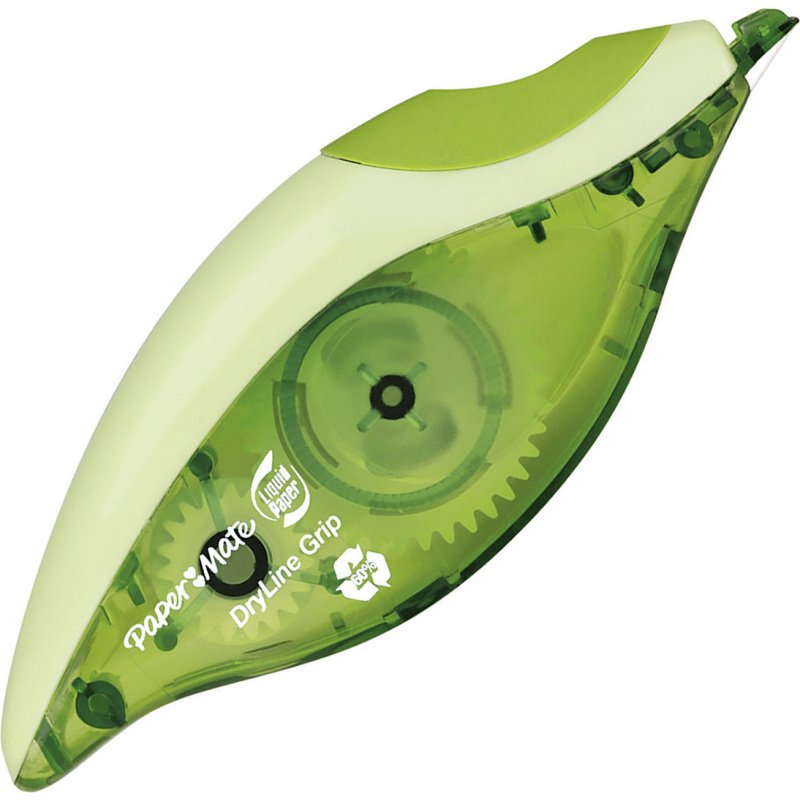Correcteur à sec Roller Paper Mate Dryline Grip recyclé largeur 5 mm - Longueur 8,5 m