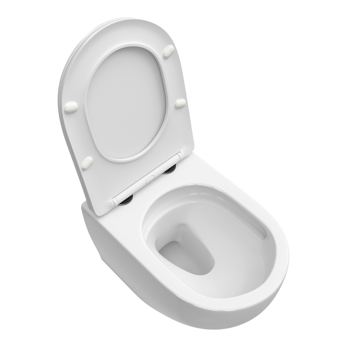Brauer Tornado hangend toilet met tornadospoeling en quick release toiletzitting