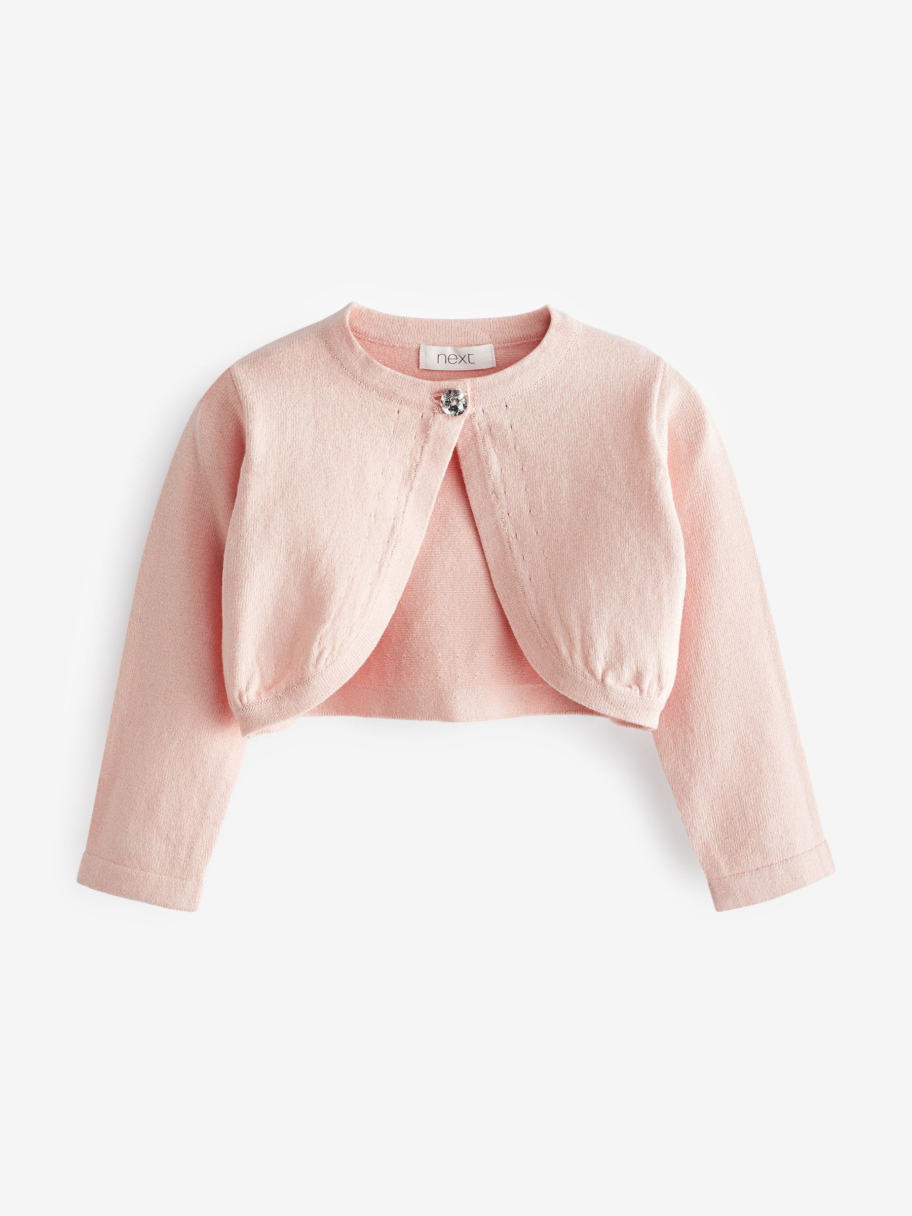 Roze - Gelegenheidsvest met bolero (3 mnd- 16 jr)
