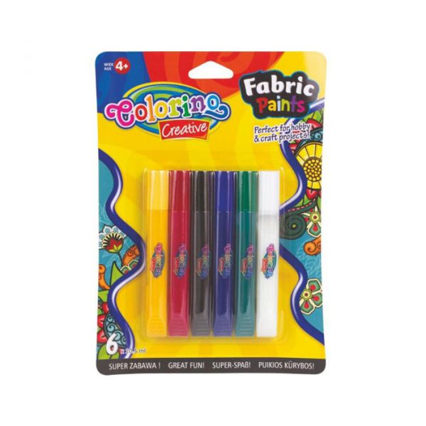 Colorino Tinta Tecido 6 Cores 10.5 ml