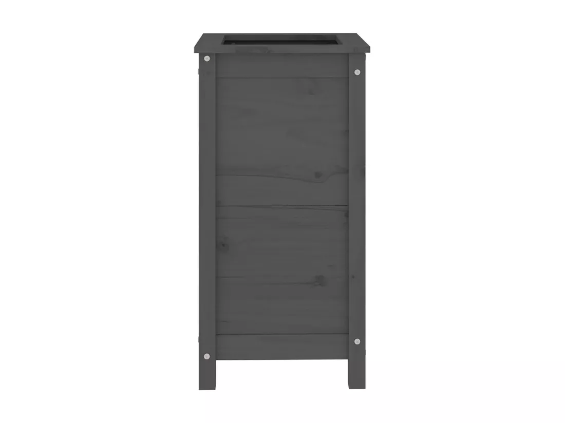 Jardinière bac lit surélevé bois marron 40 x 40 x 78 cm 02_0037580