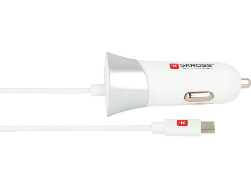 SKROSS Autoladegerät 2.900618 3.0 A / 2.4 A   USB C Smartphones unterwegs bequem mit Energie versorgen