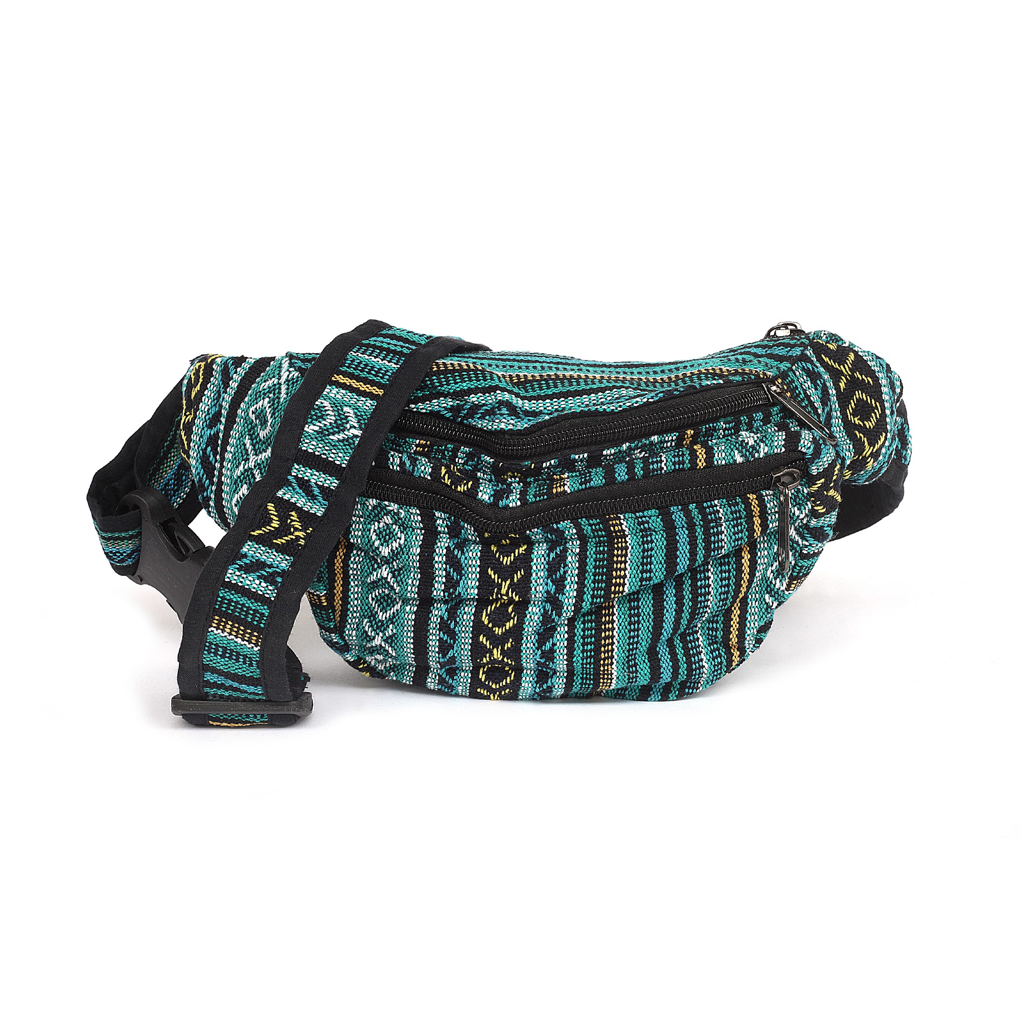 Gürteltasche Nepalstyle 'Denaina', blau, 100% Baumwolle günstig bestellen