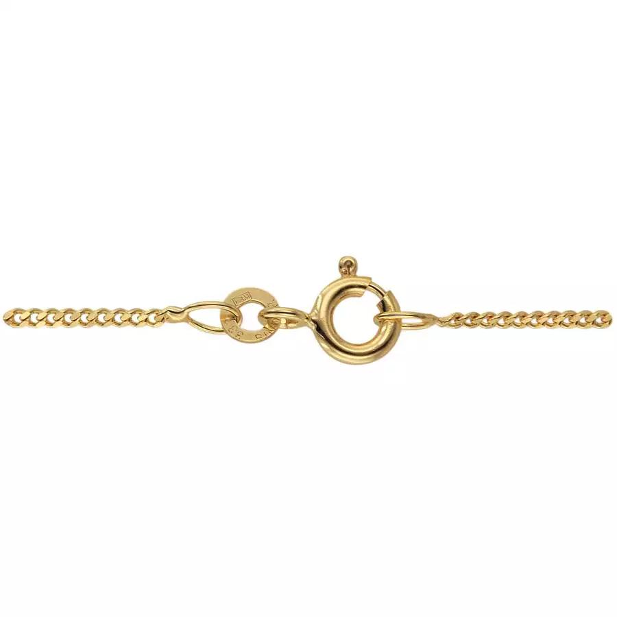 trendor Kreuz-Anhänger Gold 333 mit vergoldeter Kette für Kinder gold