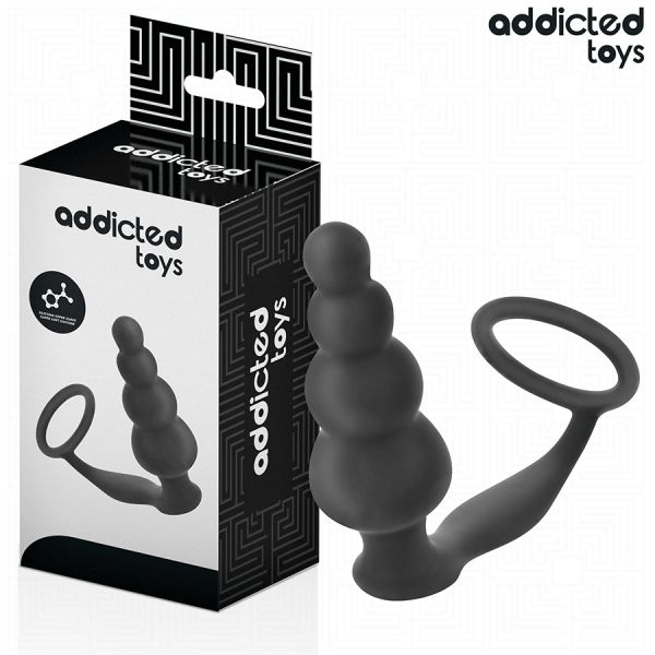 Addicted Toys Plug Anal com Anel Modelo 5