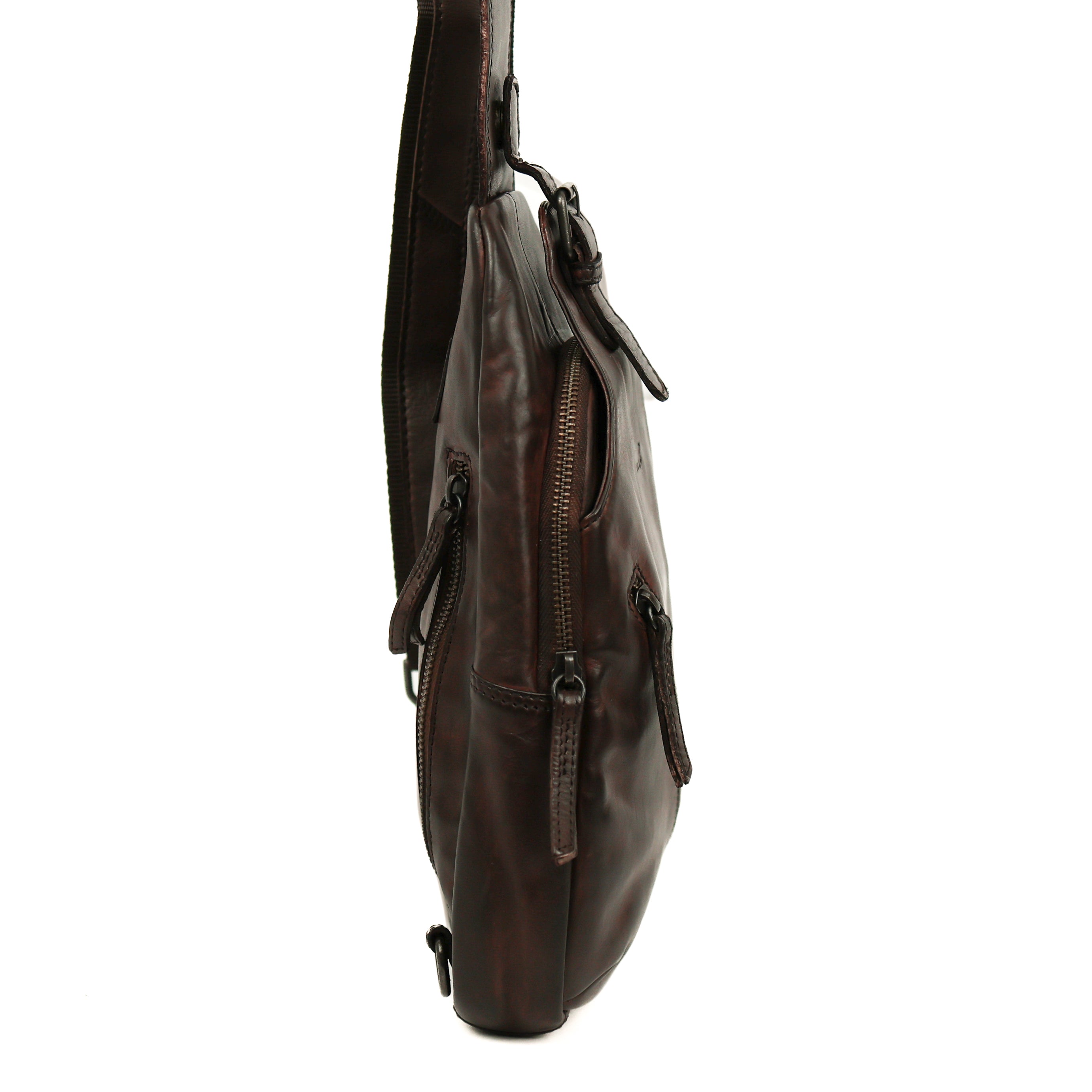 Crossbody tas 'Daley' donkerbruin Donkerbruin