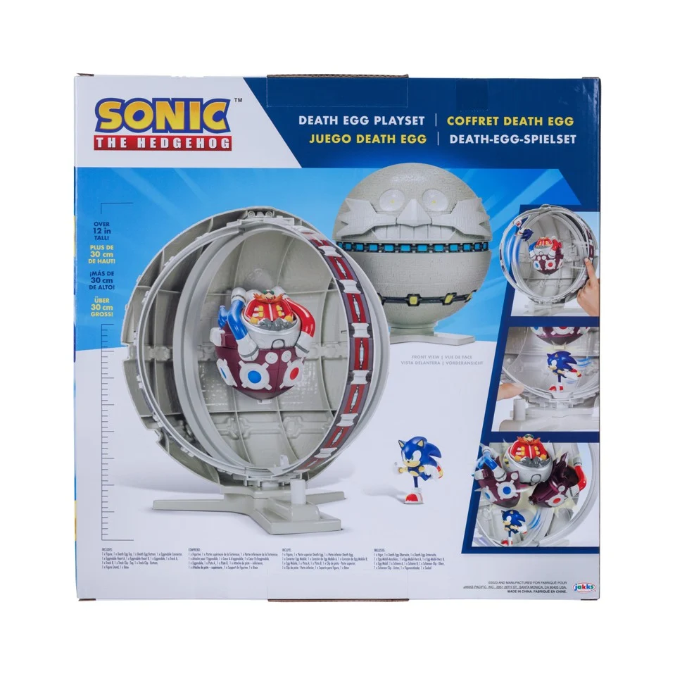 Sonic - 6,5cm Døds Æg Sæt Med Sonic