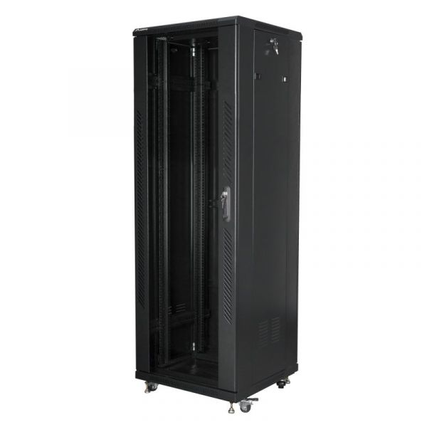 Rack Lanberg FF01-6637-12B 37U 800kg Preto RAL9004 Rack Lanberg FF01-6637-12B 37U 800kg Preto RAL9004