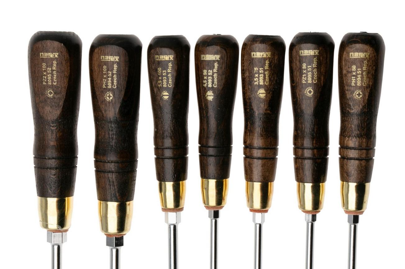 Narex Wood Line PLUS 858110, schroevendraaierset, set van 7