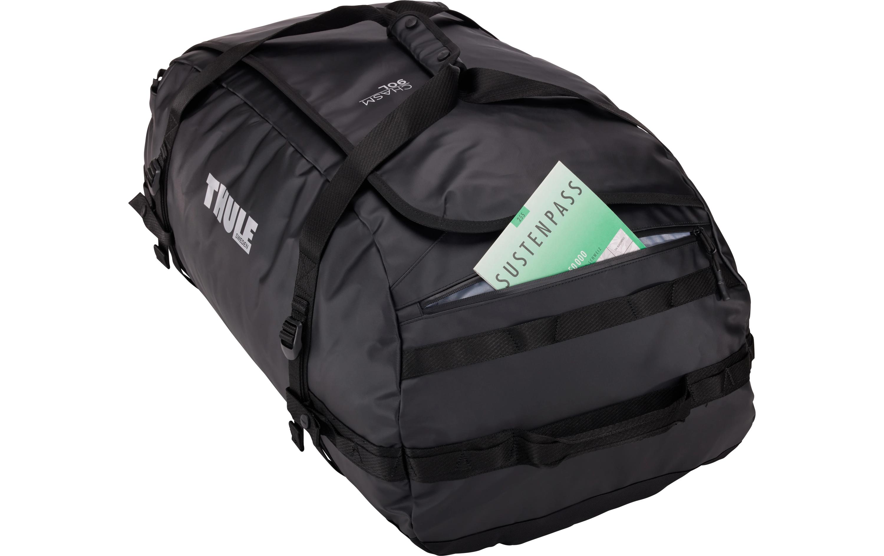 Duffle Bag Chasm 90 l, Black<br>Reisetasche und Rucksack in einem