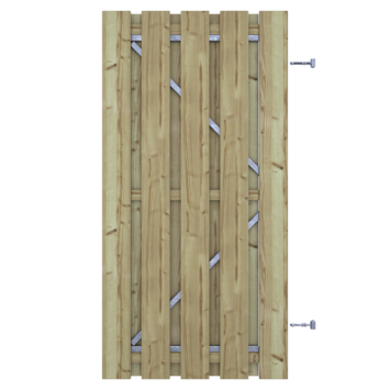 Tuindeur Grenen 90X180 cm op frame