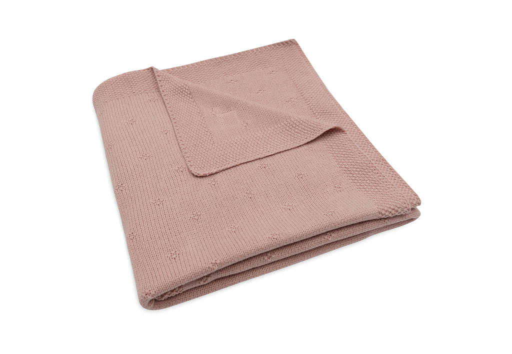 ledikantdeken Cosy Knit - Wild Rose