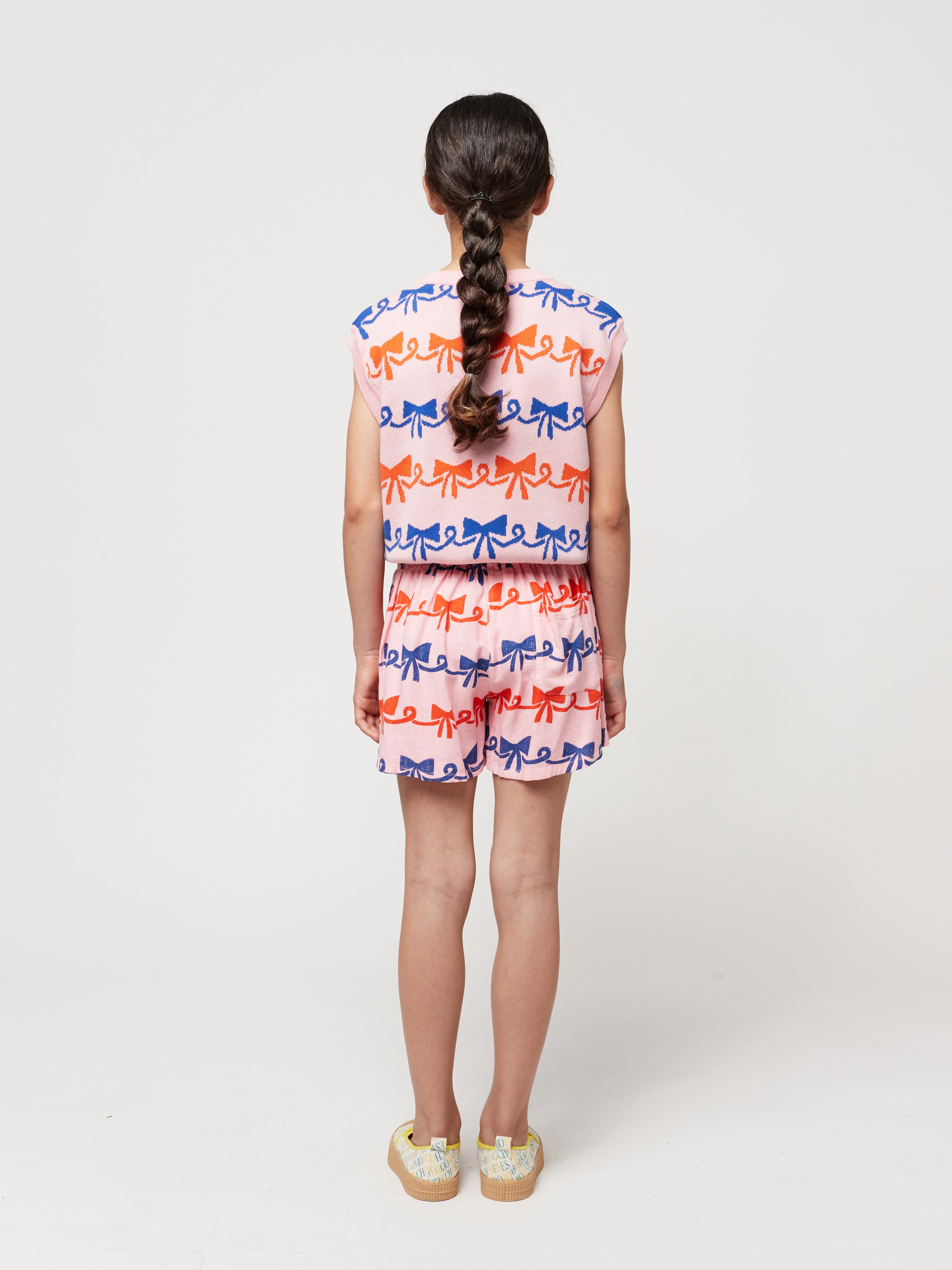 Shorts RIBBON BOW AOP in rosa
