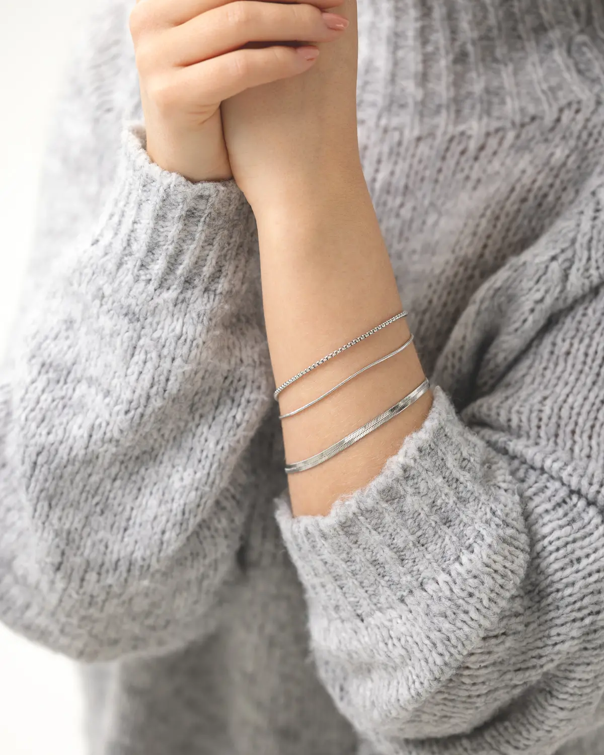 Armband-Set - Steel Trio