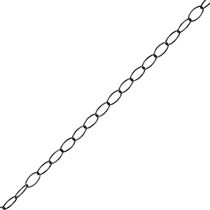 Chaîne de lustre noire Diall ø2.8 mm x l. 150 cm