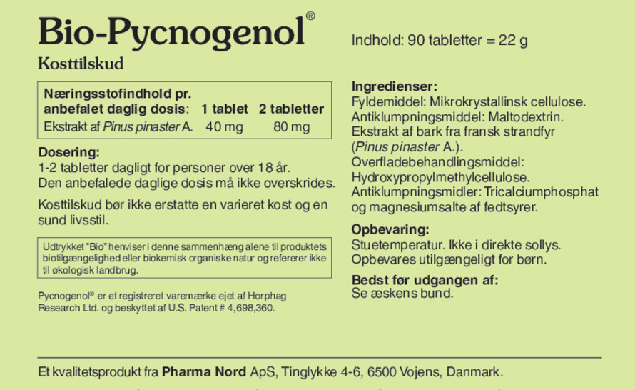 Pharma Nord Bio-Pycnogenol 90 tabl.