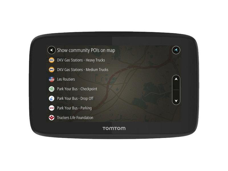 TomTom Navigationsgerät GO Professional 520 WiFi Für LKW, Reise- oder Kleinbusse