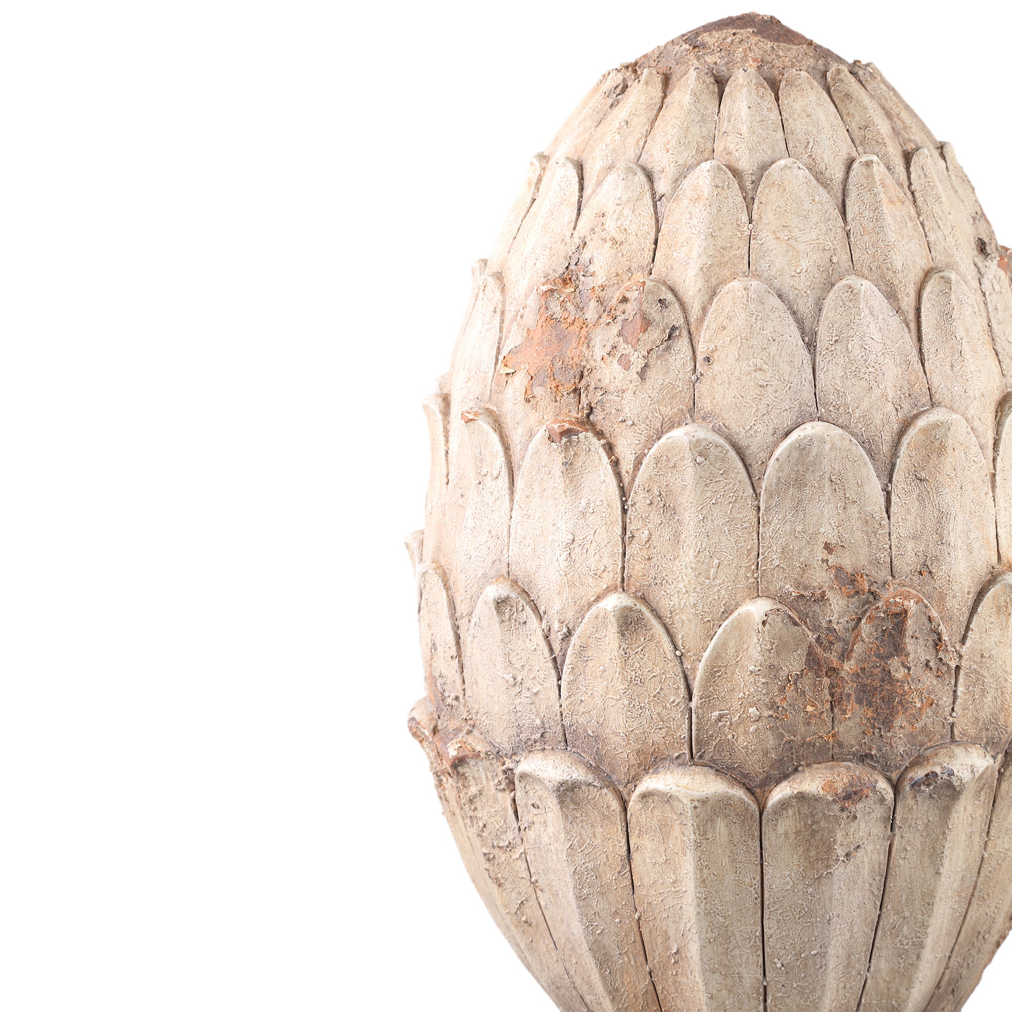 PTMD Caibyn Grey Magnesia Pinecone Statue A