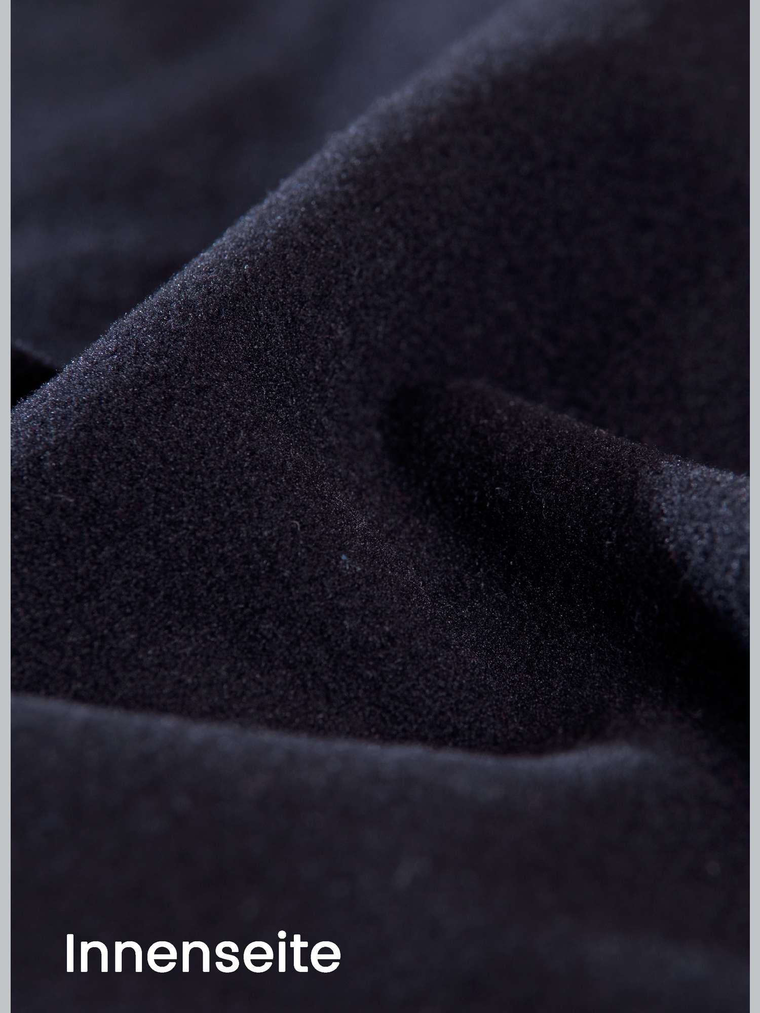 Klassische Softshell–Kapuzenjacke Schwarz