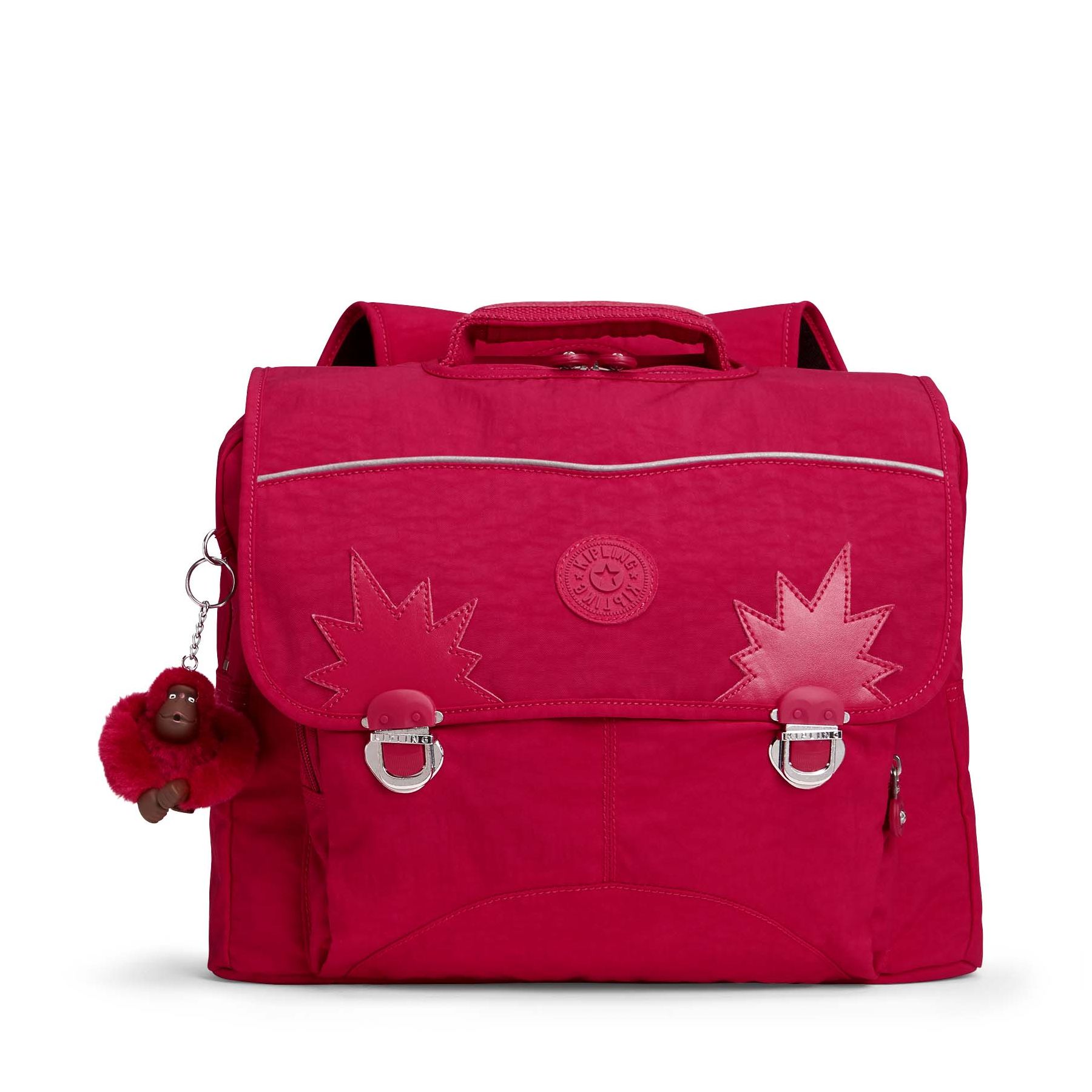 INIKO Sac D’école Medium avec Bretelles Rembourrées - True Pink