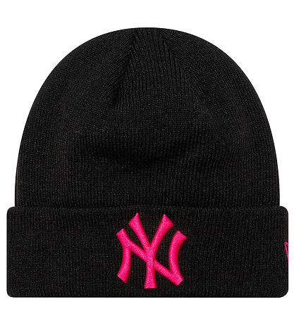 New Era Mütze - Strick - New York Yankees - Schwarz/Pink