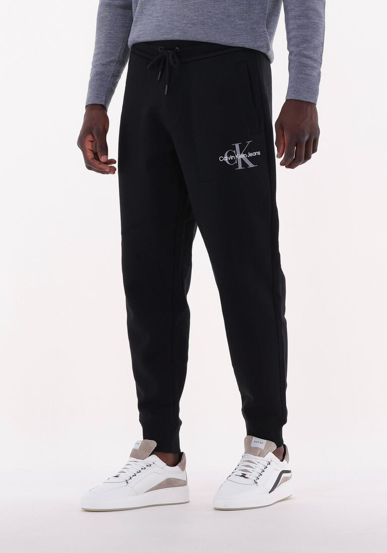 CALVIN KLEIN zwarte calvin klein sweatpant monologo hwk pant
