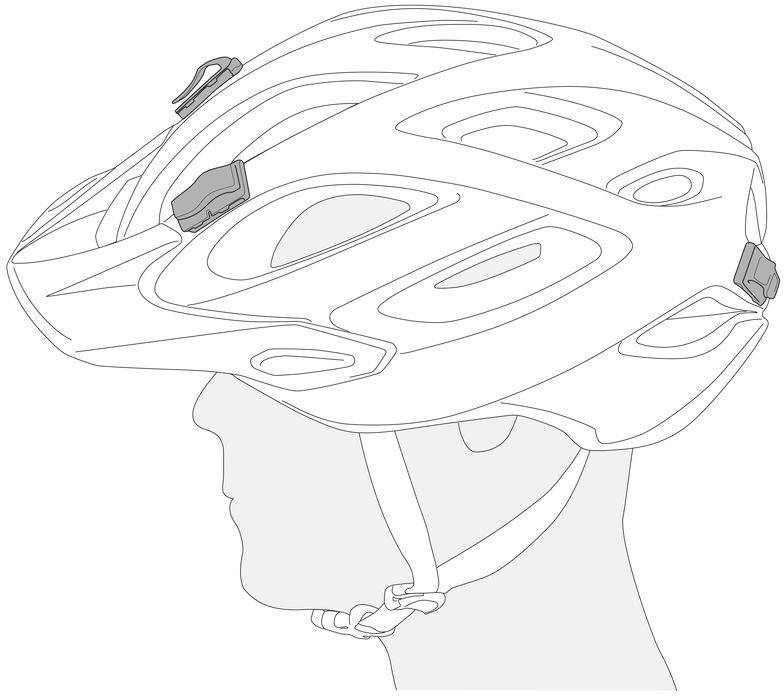 Petzl Uni Adapt hodelyktfester til hjelm