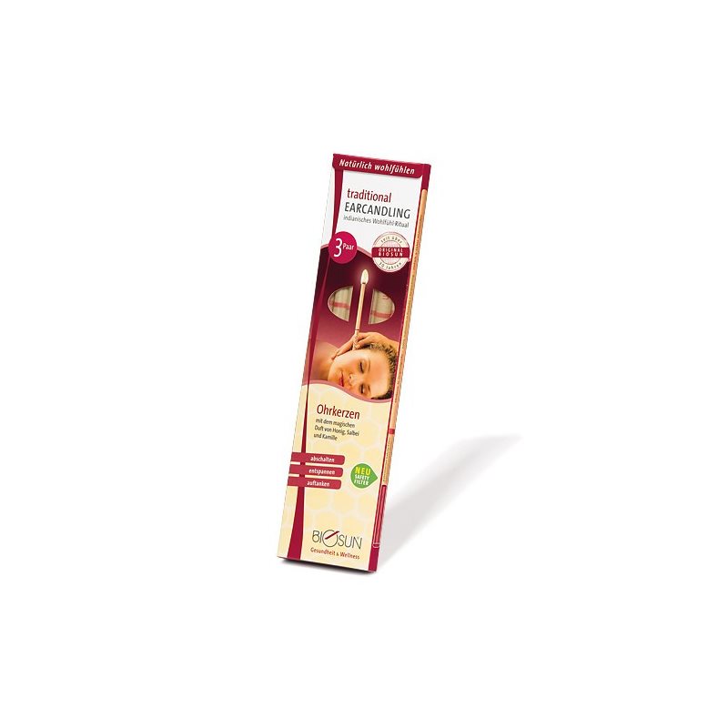Biosun traditional Ohrkerzen<br>3 Paar