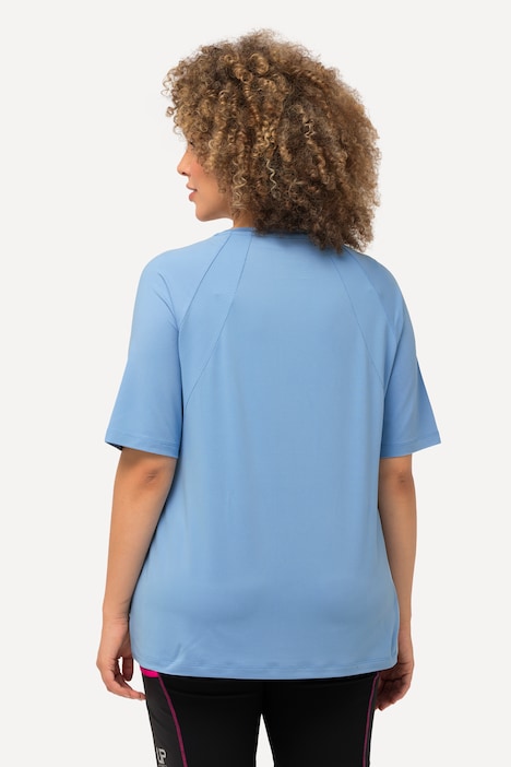 Funktionsshirt, schnell trocknend, V-Ausschnitt, Halbarm