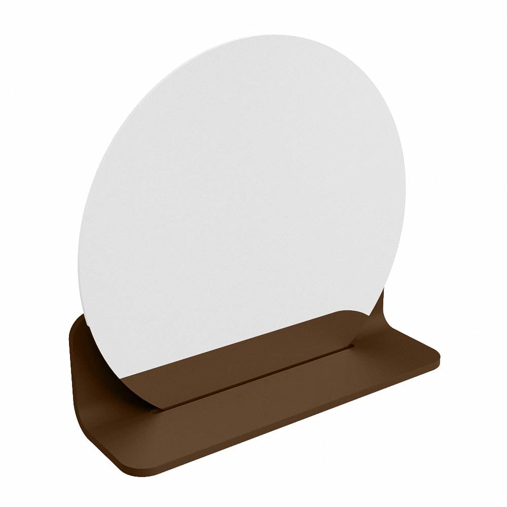 Mondiaz Spot spiegel rond Ø40cm met planchet rust