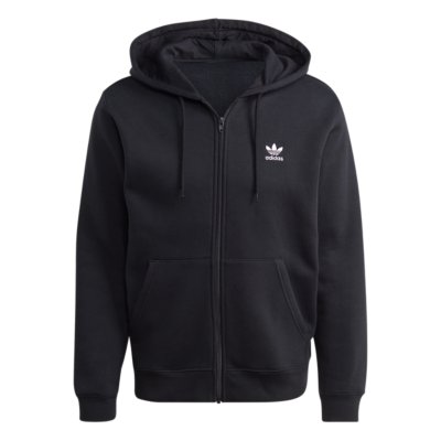 Sweatshirt zippé à capuche homme Ess Fz Hdy ADIDAS