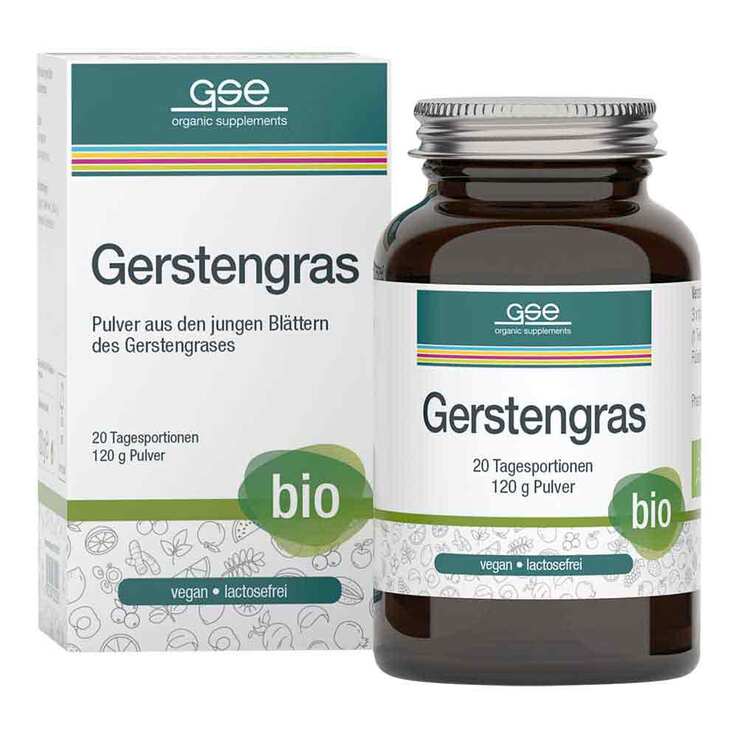 Gerstengras Bio Pulver, 120 g