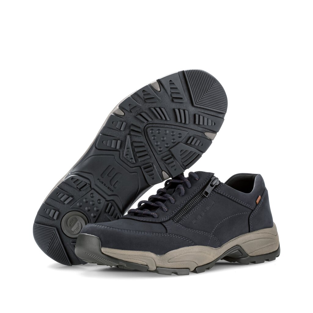 Lage sneaker blauw