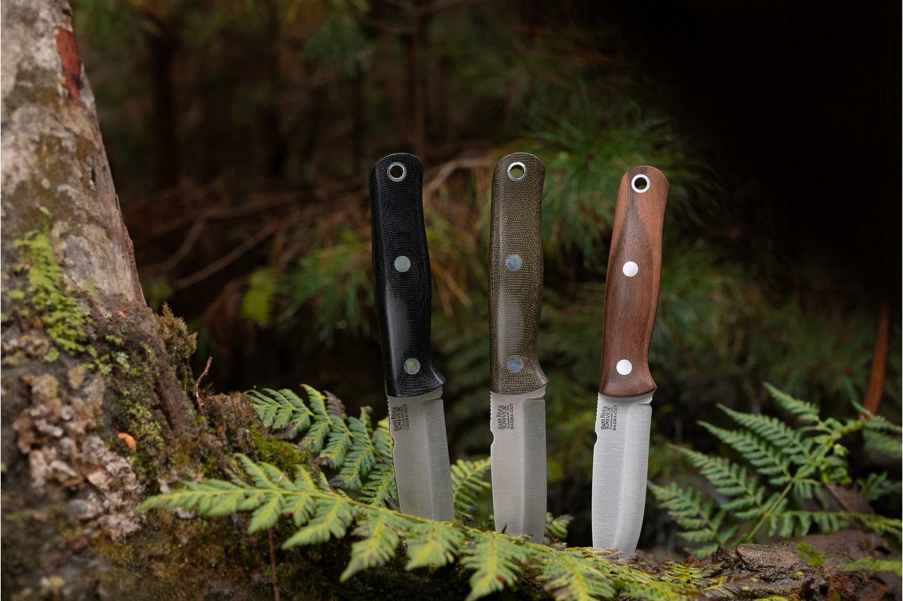Bark River Euro Bushcrafter 06-186-GCM MagnaCut, Green Canvas Micarta bushcraftmes