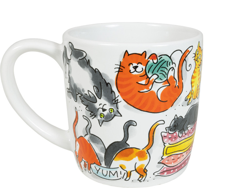 Cappuccinobeker 0.5L Dier Cats