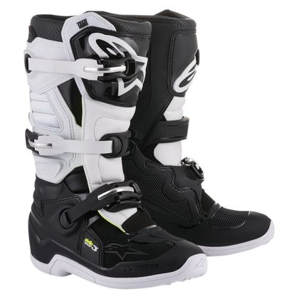 Bottes cross Alpinestars STELLA TECH 3 - BLACK WHITE 2023 - Noir / Blanc