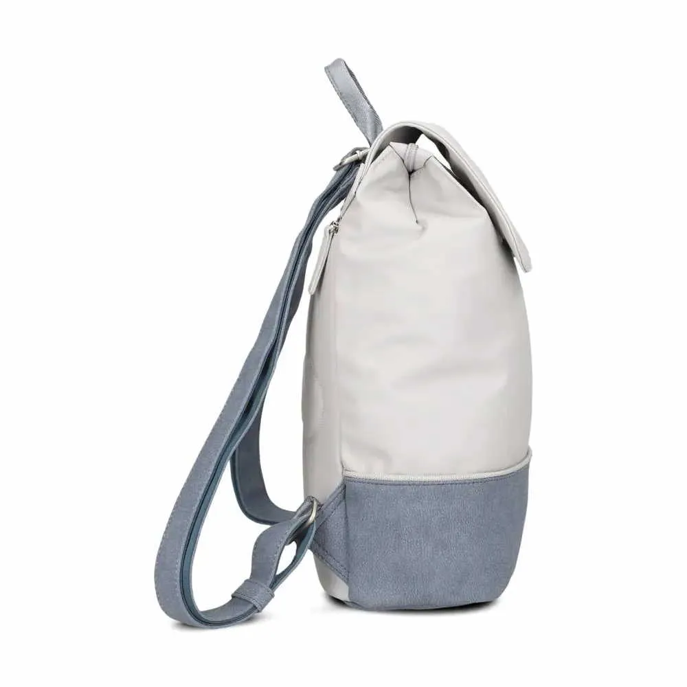 ZWEI Rucksack Hellblau Lederimitat