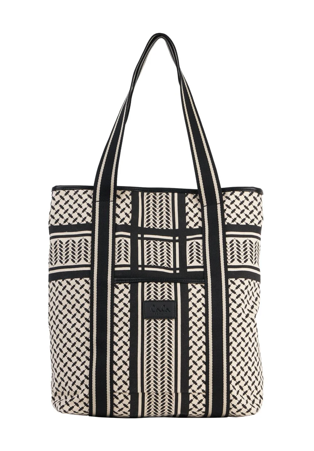 Lala Berlin  Carmela tote - heritage stripe black