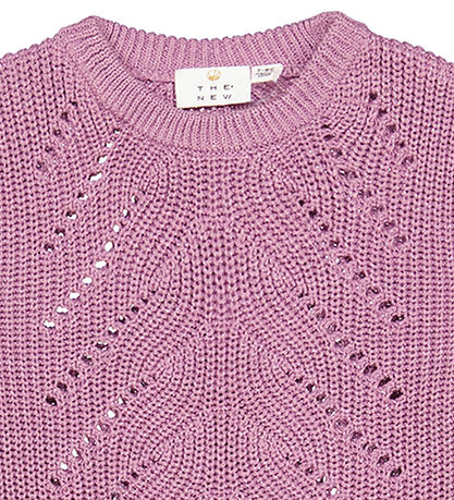 The New Bluse - Strick - TnJiva - Lavender Herb m. Glitzer