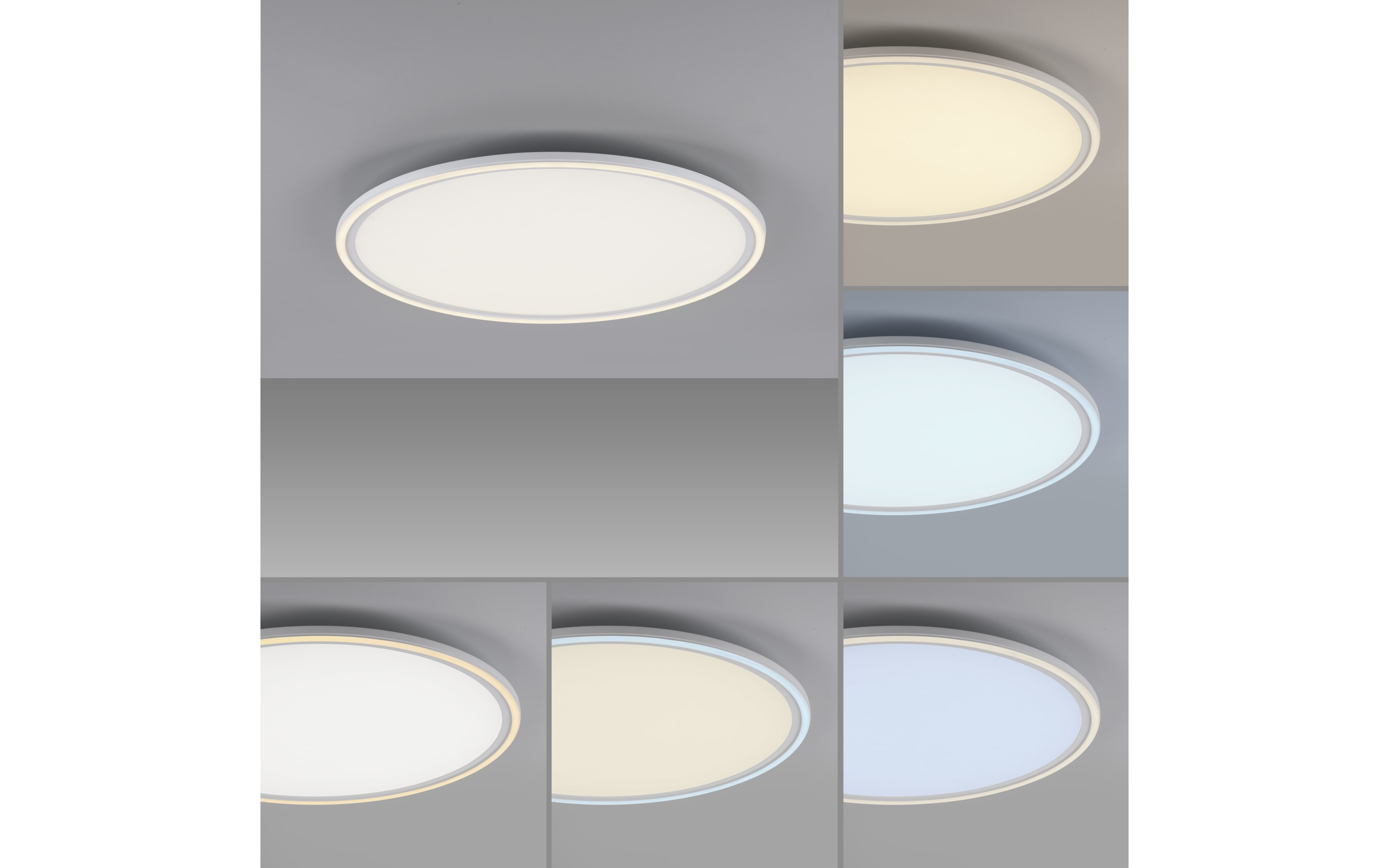 LED-Deckenleuchte Edging, weiß, 58 cm