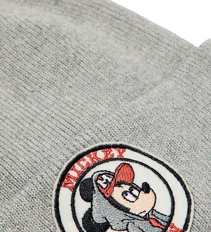 Name It Mütze - NmmMickey - Strick - Mickey Mouse - Grey Melange