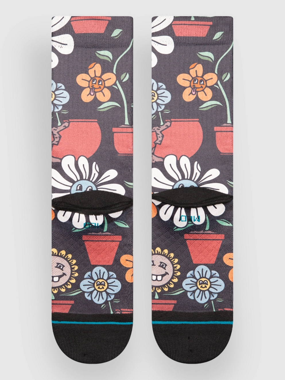 Stance Planted Crew Socks black