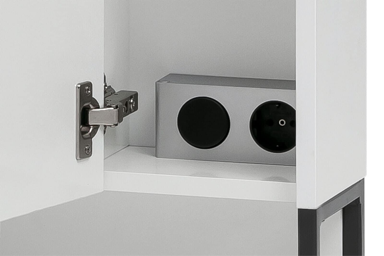 Spiegelschrank LIMONE 70 cm kreideweiß