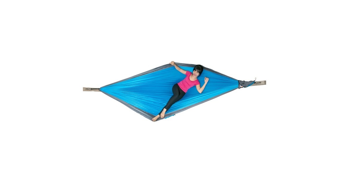 Ticket to the MoonOriginal hangmat Aqua / Dark Grey  (Blauw/donkergrijs, TMO1503)