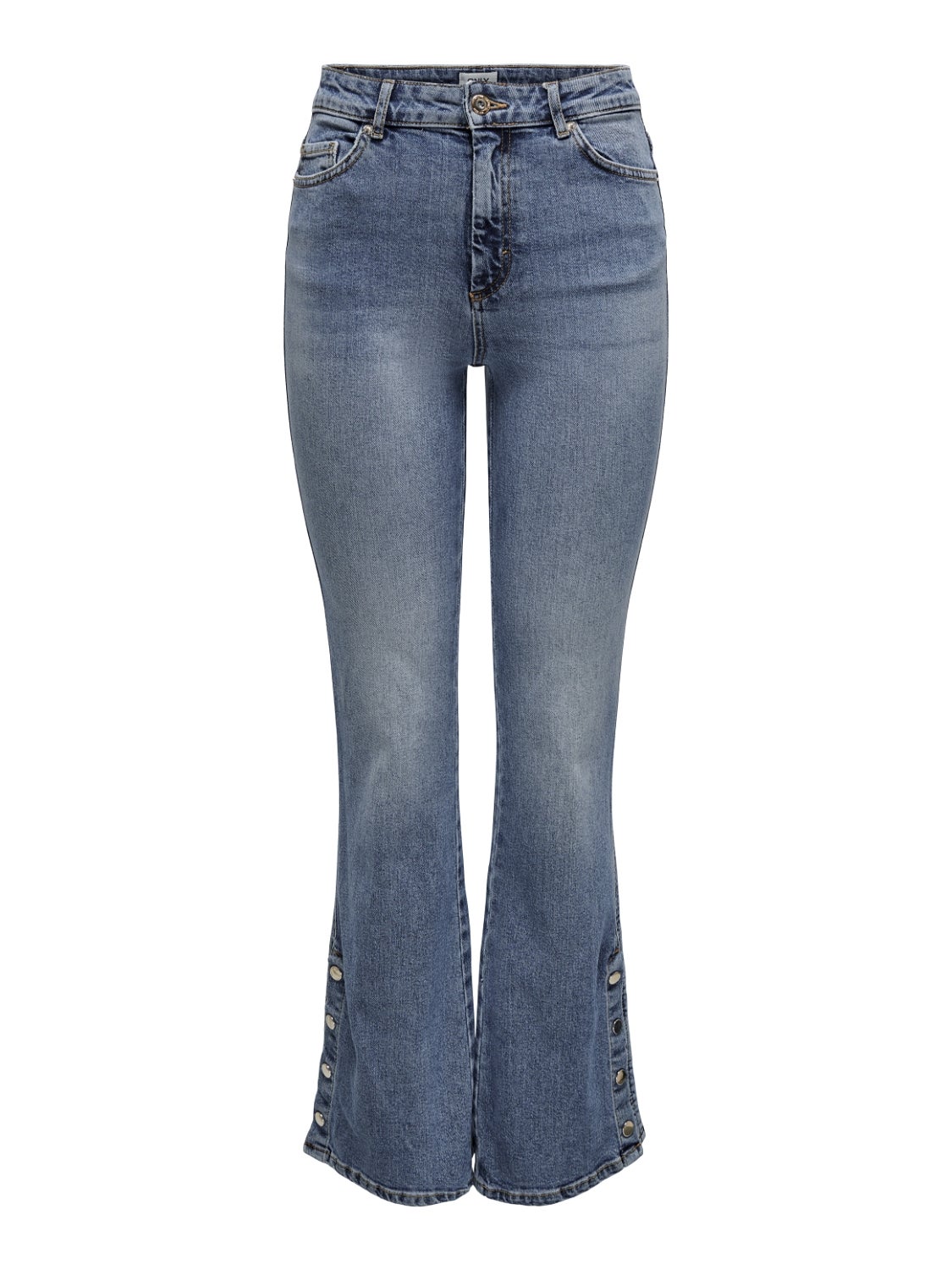 ONLHAILEY Hohe Taille Slim Fit Jeans Light Blue Denim