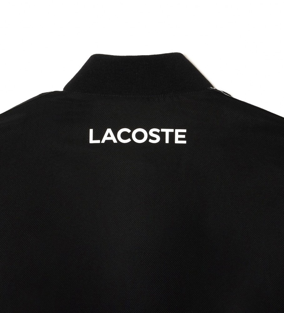 Conjunto de tênis Lacoste preto em tecido reciclado