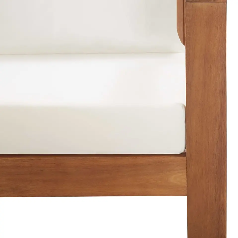 vidaXL - Tuinbank Set - Wit - Hout