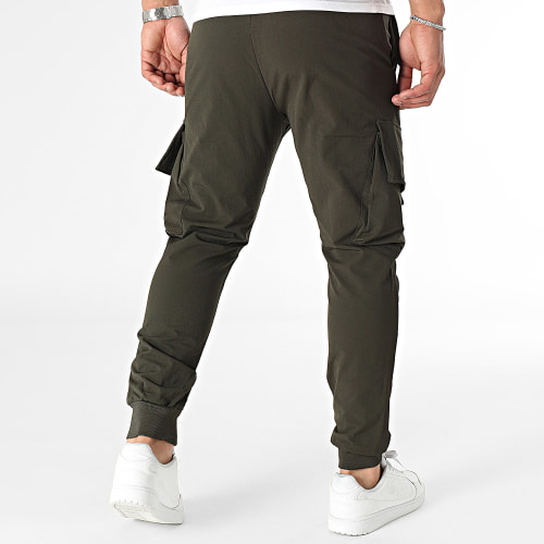 Pantalon Cargo Vert Kaki Foncé
