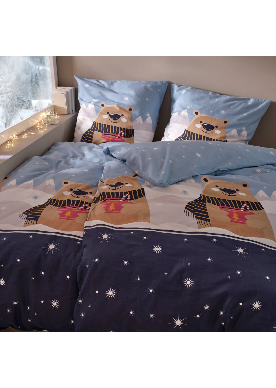 Parure de lit avec ours polaire